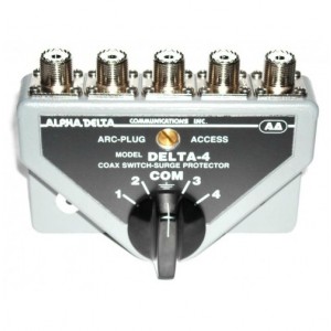 Alpha Delta Commutatore coassiale-4B 4 vie - Connettore PL